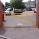 Steel swing arm barriers in Essex